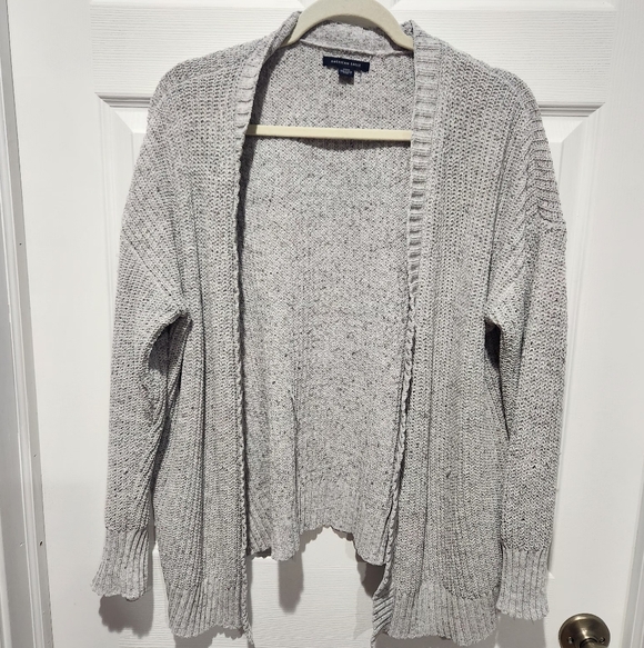American Eagle Outfitters Sweaters - American Eagle Outfitters Light Gray Cardigan